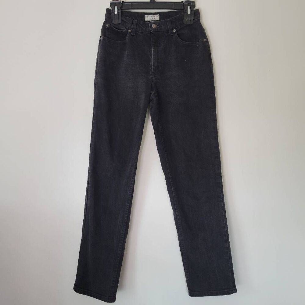 Covington Women’s Black Classic Fit Stretch Jeans Size 6 SR Straight Leg